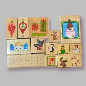 Lot of 14 various Christmas Stamps